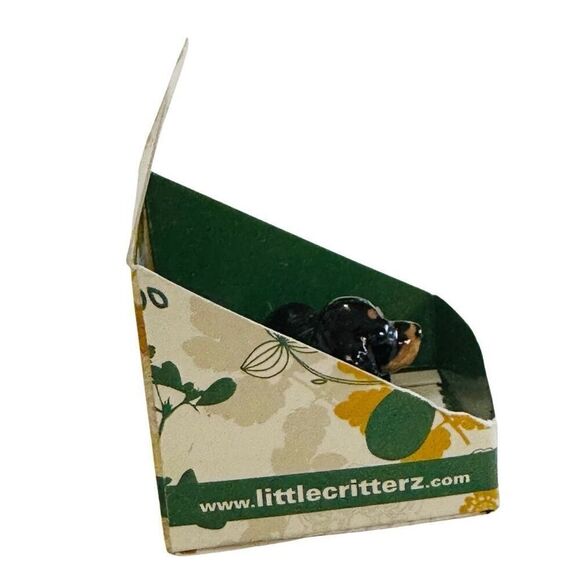 Little Critterz Cocker Spaniel “Teddy" Dog - Miniature Porcelain Figurine - Picture 5 of 6